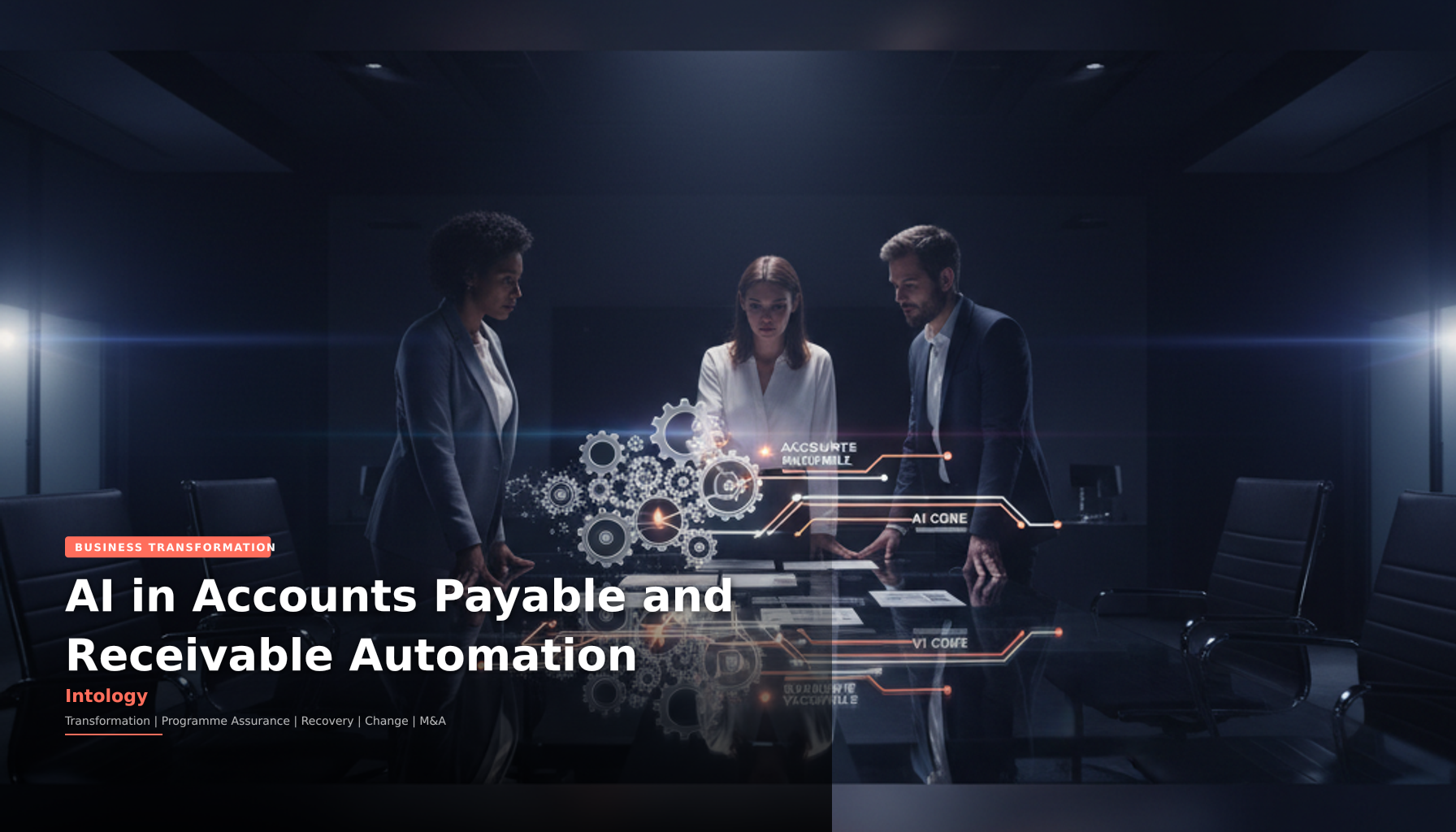AI in Accounts Payable and Receivable Automation-Intology, independent UK consultancy