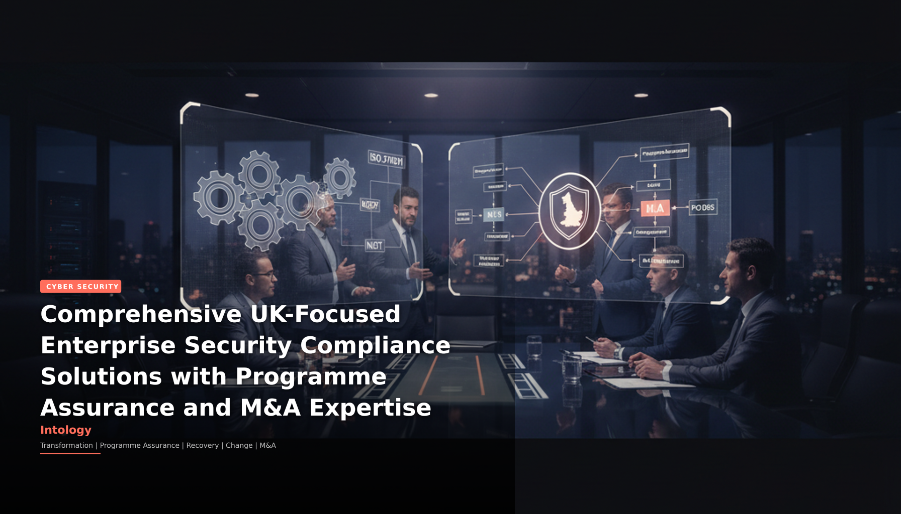 Comprehensive UK-Focused Enterprise Security Compliance Solutions with Programme Assurance and M&A Expertise-Intology, independent UK consultancy