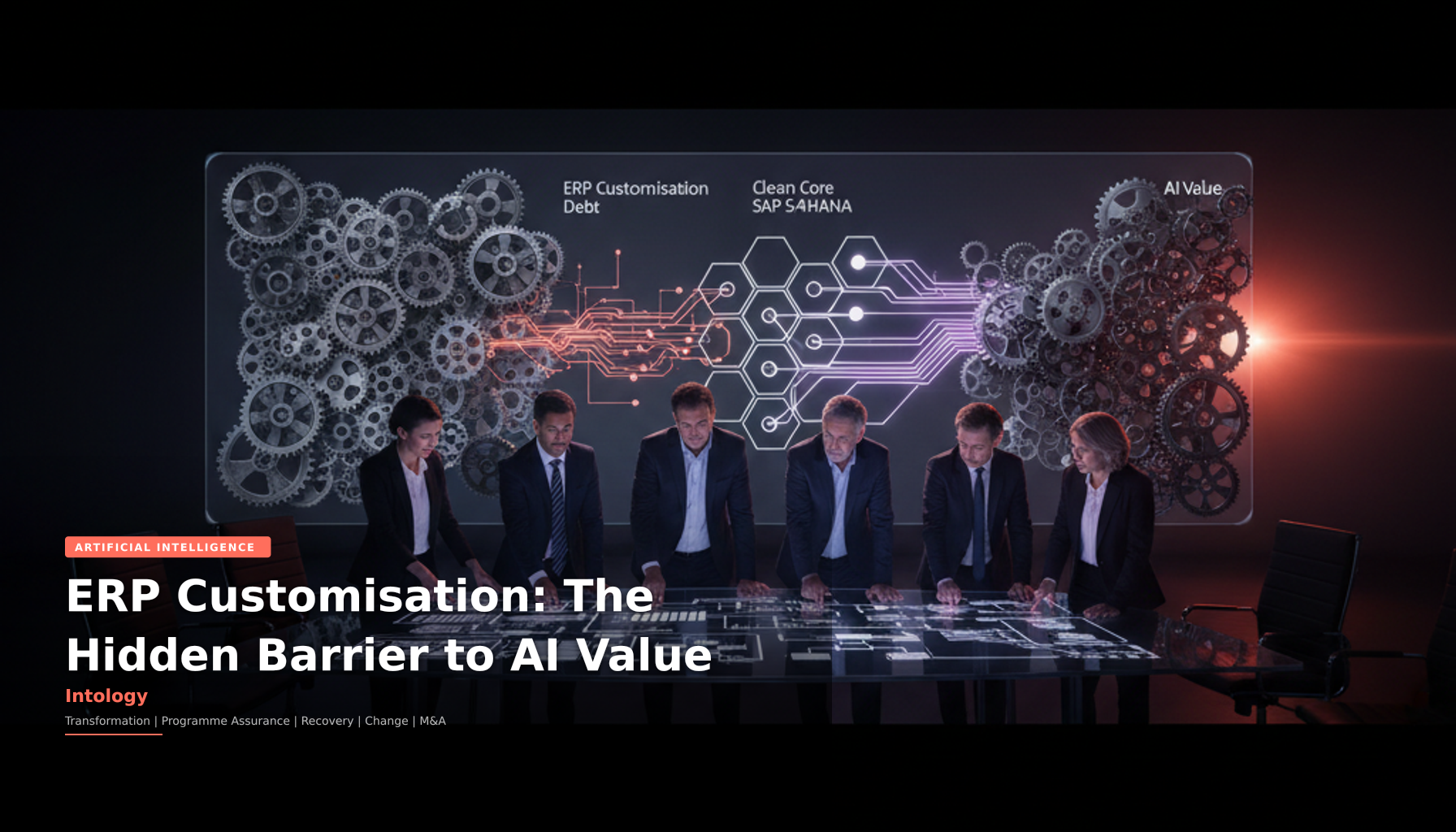 ERP Customisation: The Hidden Barrier to AI Value-Intology, independent UK consultancy
