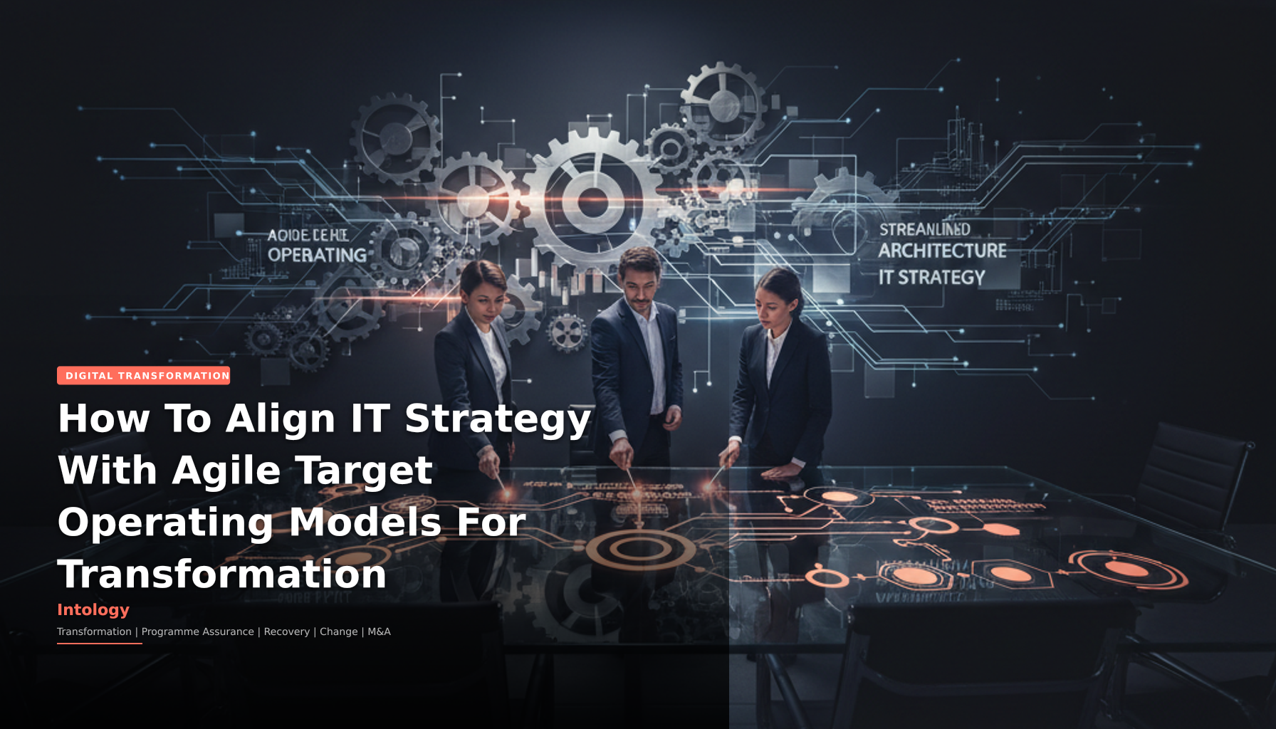 How To Align IT Strategy With Agile Target Operating Models For Transformation-Intology, independent UK consultancy