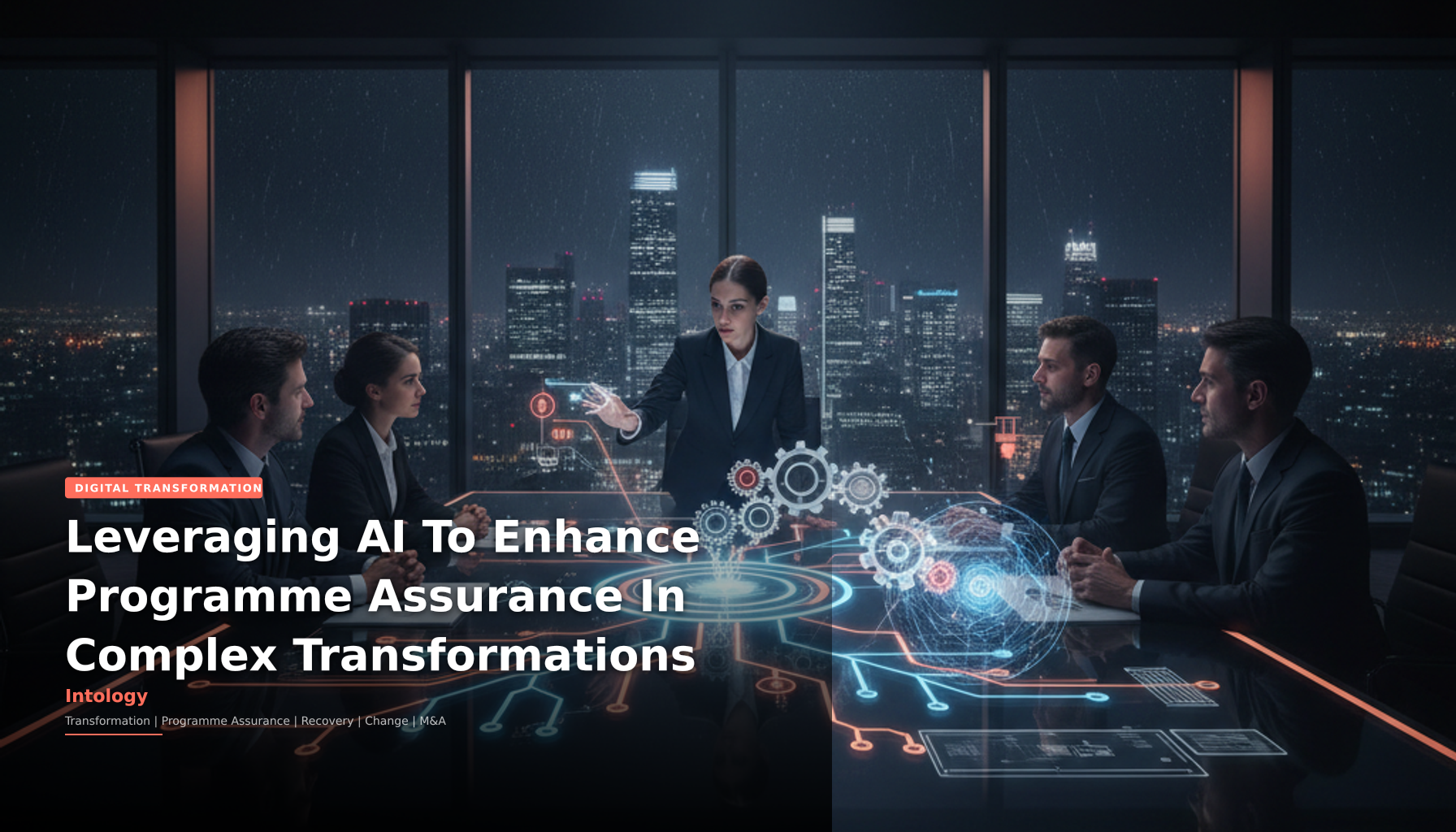 Leveraging AI To Enhance Programme Assurance In Complex Transformations-Intology, independent UK consultancy