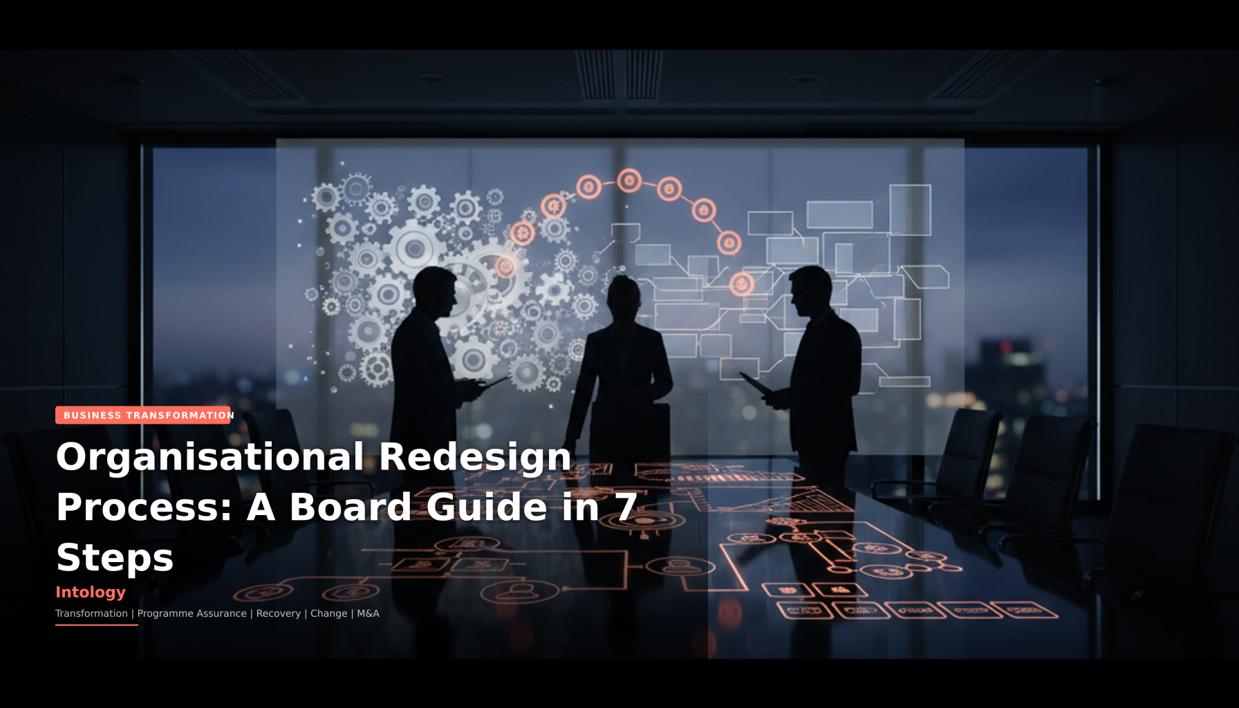 Organisational Redesign Process: A Board Guide in 7 Steps-Intology, independent UK consultancy