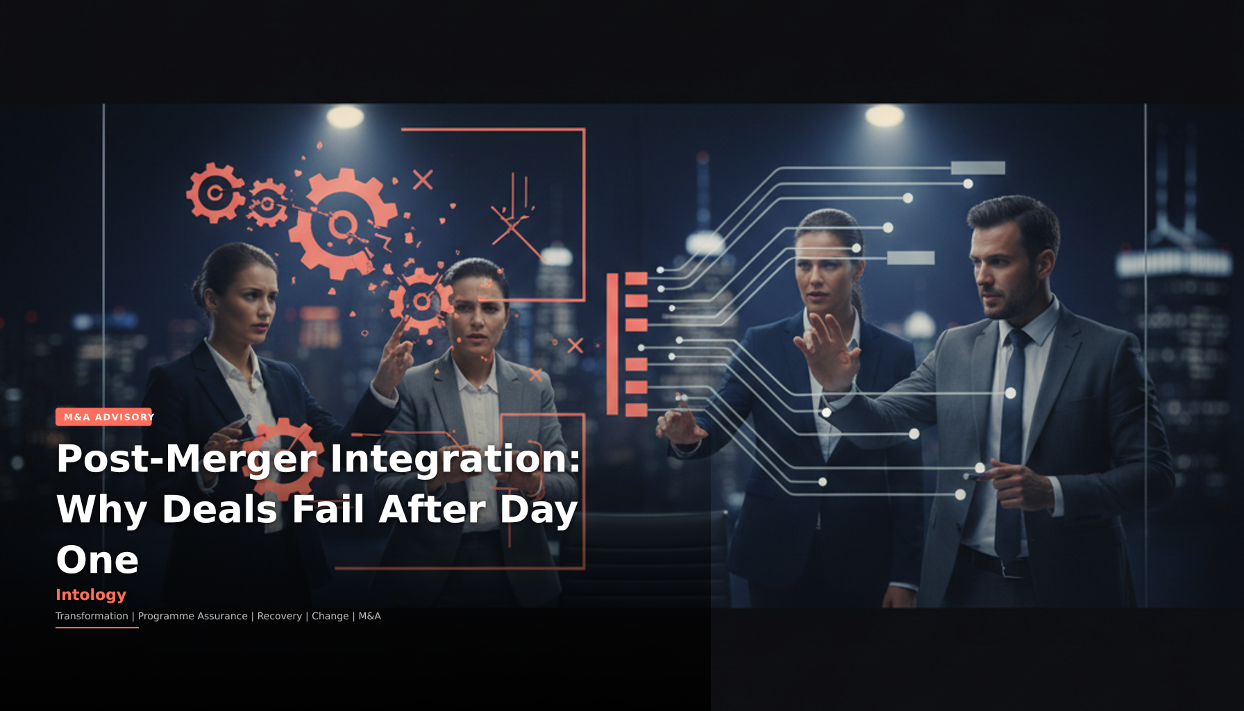 Post-Merger Integration: Why Deals Fail After Day One-Intology, independent UK consultancy