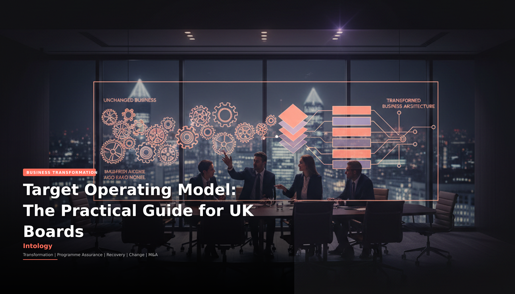 Target Operating Model: The Practical Guide for UK Boards-Intology, independent UK consultancy