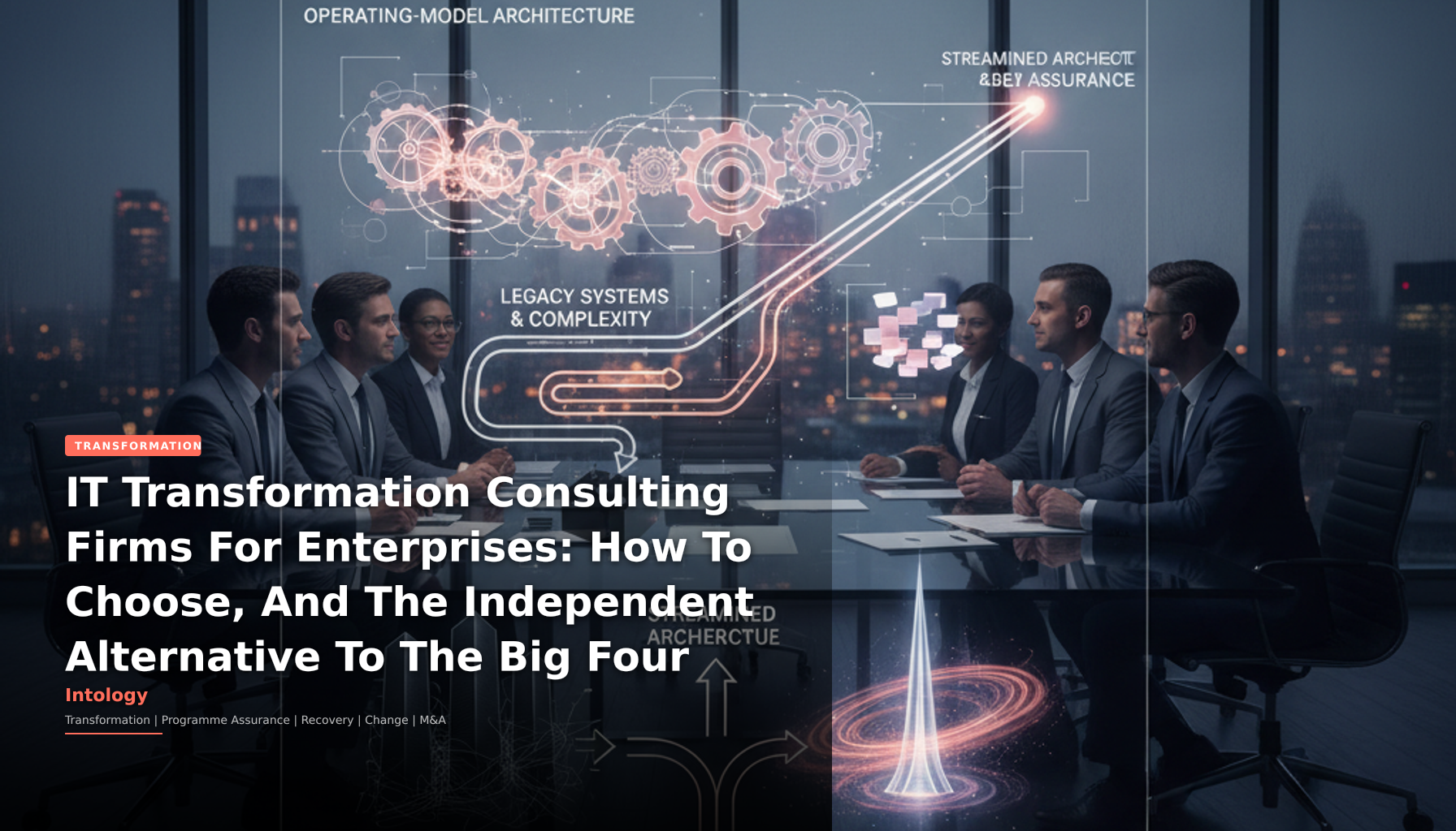 IT Transformation Consulting Firms For Enterprises: How To Choose, And The Independent Alternative To The Big Four-Intology, independent UK consultancy