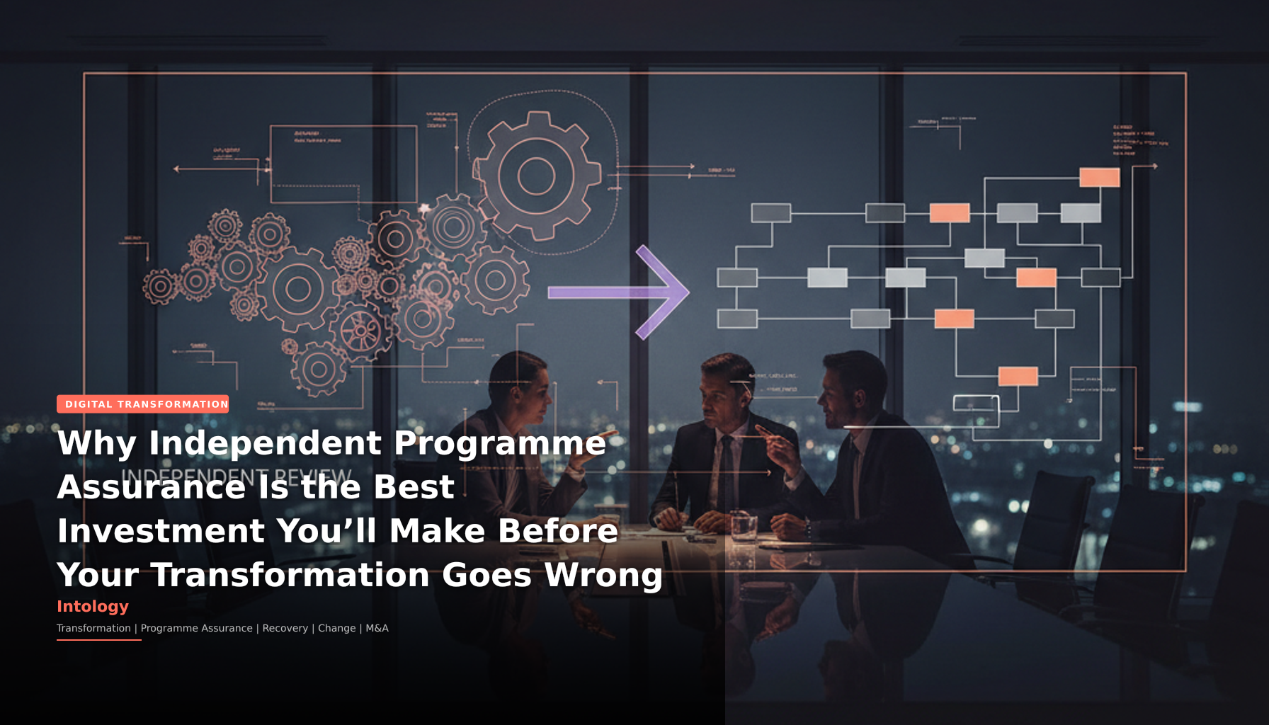 Why Independent Programme Assurance Is the Best Investment You’ll Make Before Your Transformation Goes Wrong-Intology, independent UK consultancy